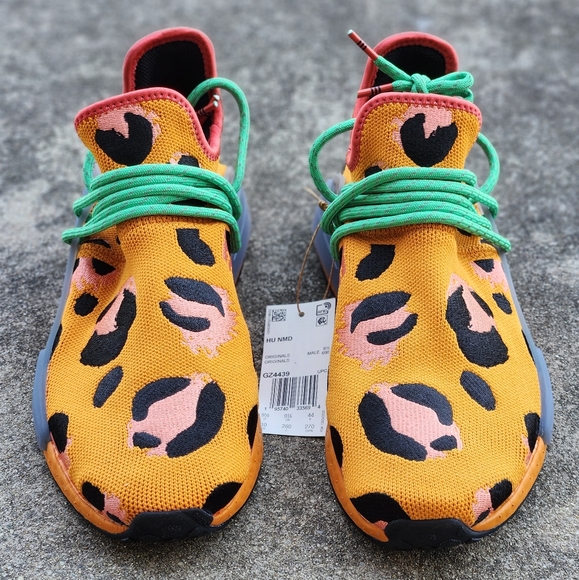 Adidas Human Race NMD Pharrell Animal Print "Spot" Mens Size 10 - Picture 2 of 7
